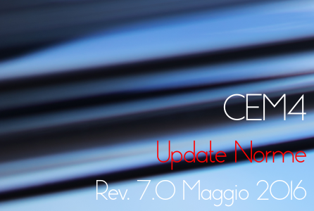 CEM4: Update norme 7.0 Maggio 2016 - PDF