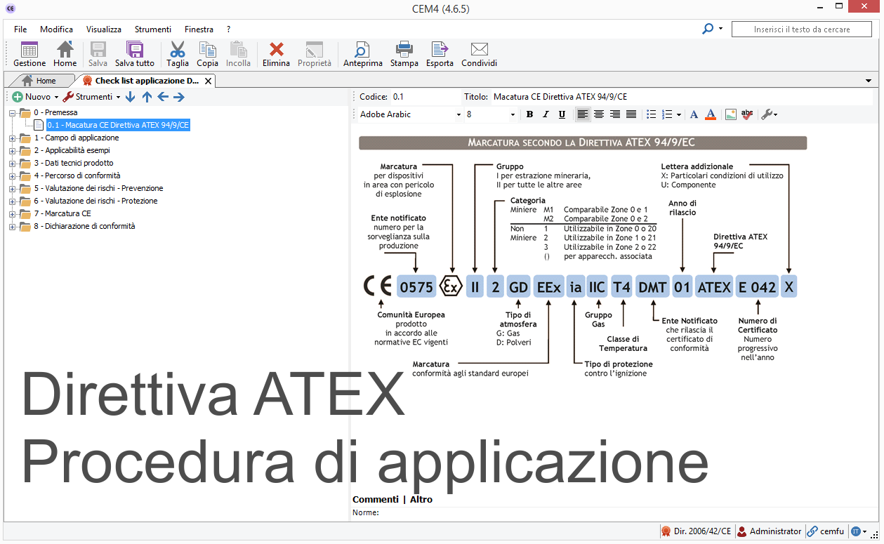 Procedura applicazione Direttiva ATEX 94/9/CE