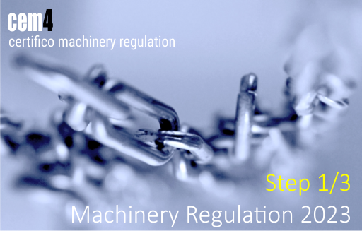 Certifico machinery regulation EN