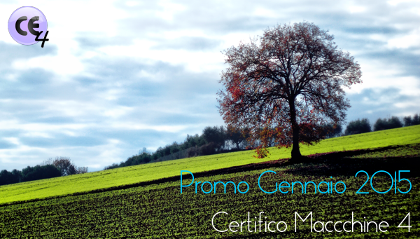 Certifico Macchine 4 Promo - Certifico 15 anni