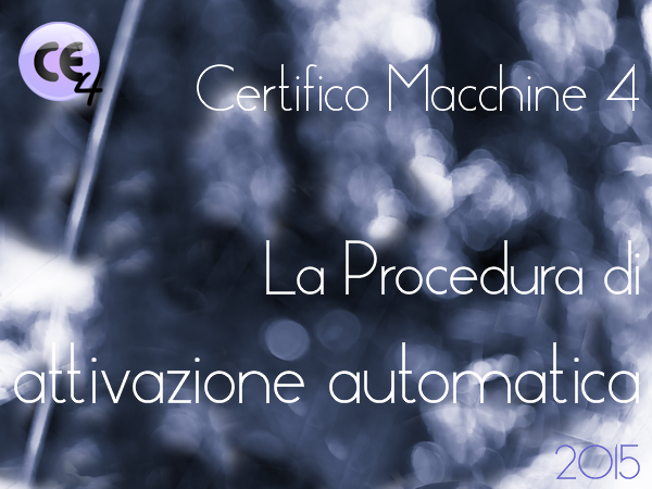 Procedura Attivazione automatica