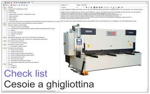 Check list EN 13985 Cesoie a ghigliottina