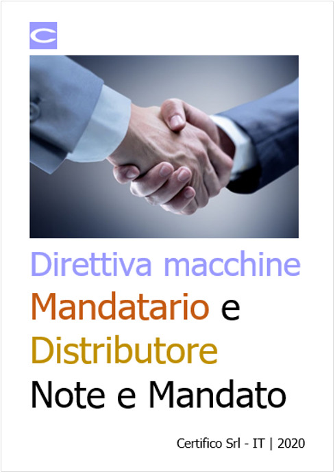 Mandatario e Distributore di macchine: Note e Mandato