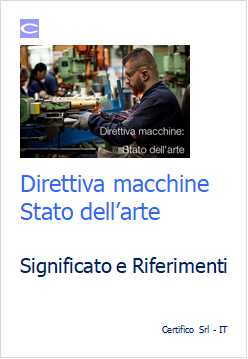 Direttiva macchine: Stato dell’arte