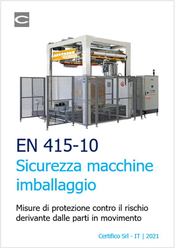 Sicurezza macchine per imballare EN 415-10