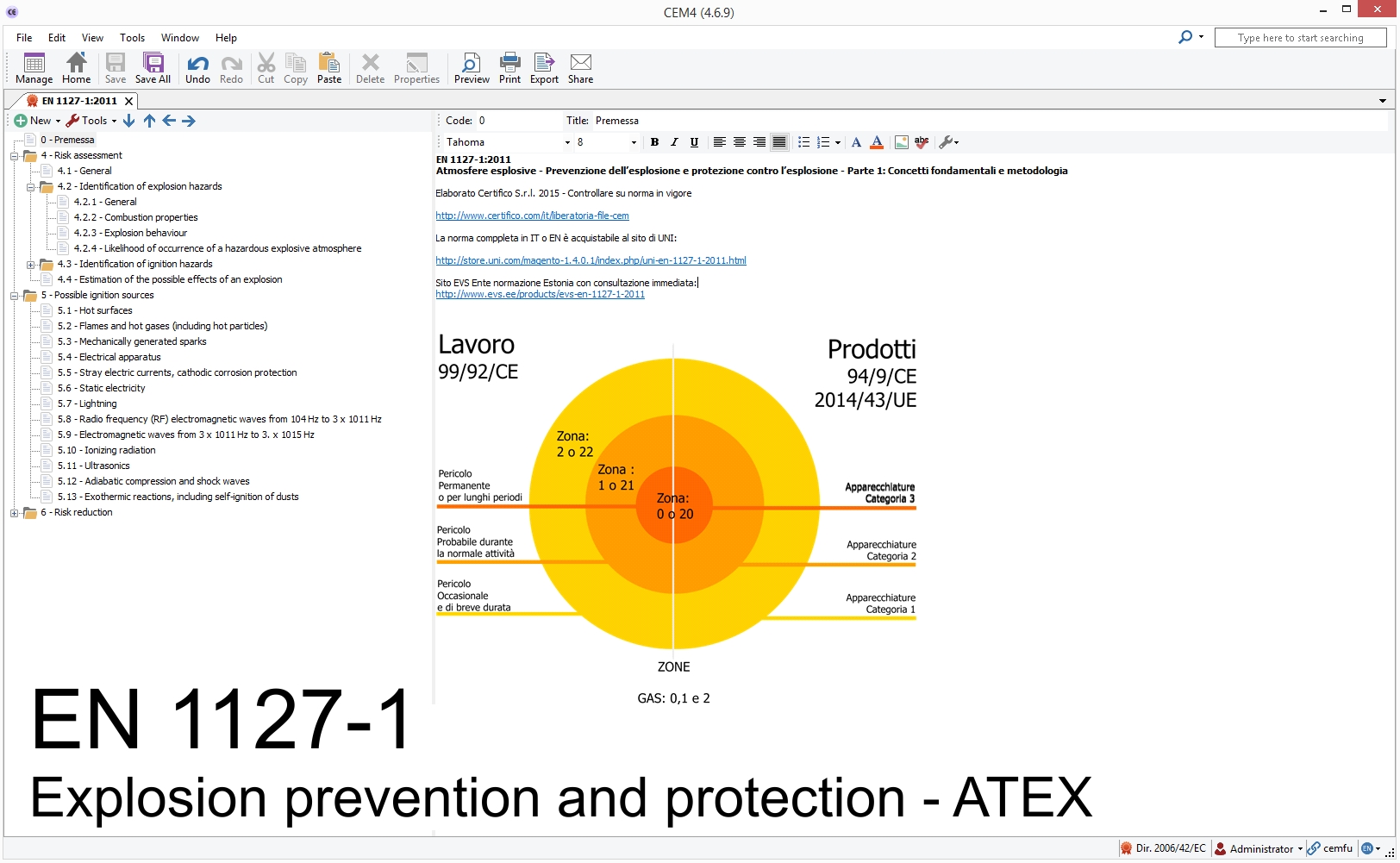 EN 1127-1:2011 Explosion prevention and protection ATEX - CEM File