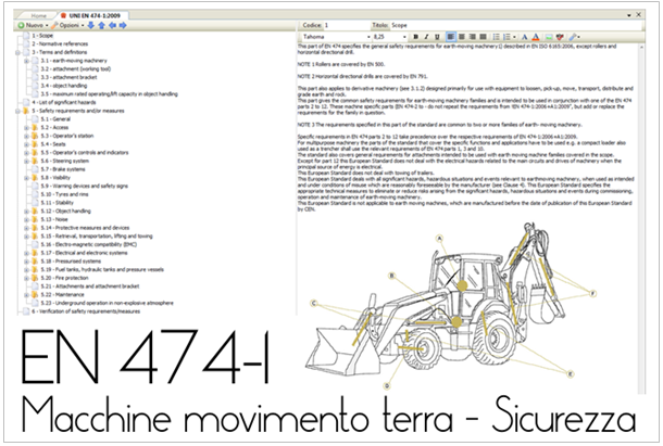 EN 474-1:2009 Macchine movimento terra - Sicurezza - Parte 1: Requisiti generali - EN