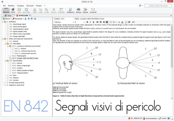 EN 842:2008 Segnali visivi di pericolo - Requisiti generali - File CEM