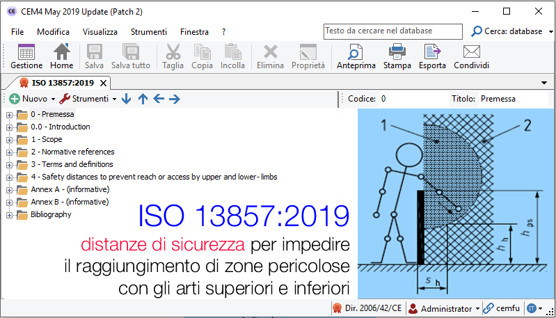 ISO 13857:2019 Distanze di sicurezza | File CEM