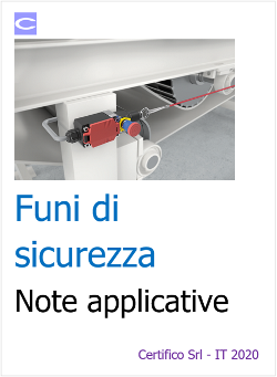 Funi di sicurezza: note applicative