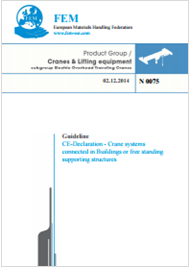 Guideline CE-Declaration Crane systems - FEM