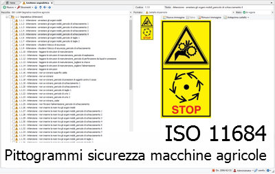 pittogrammi di pericolo da scarica