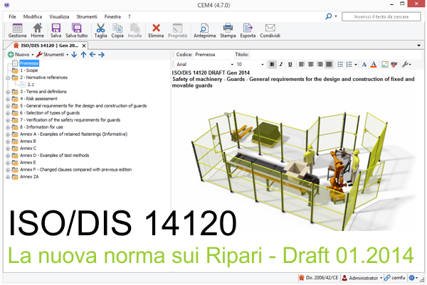 La nuova norma sui ripari ISO 14120