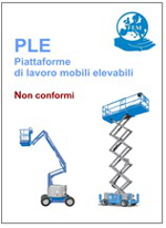 PLE Piattaforme di lavoro mobili elevabili non conformi