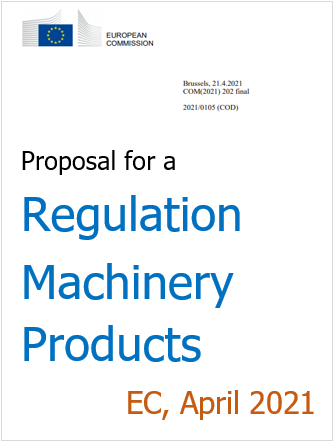 Proposal for a Regulation on machinery products