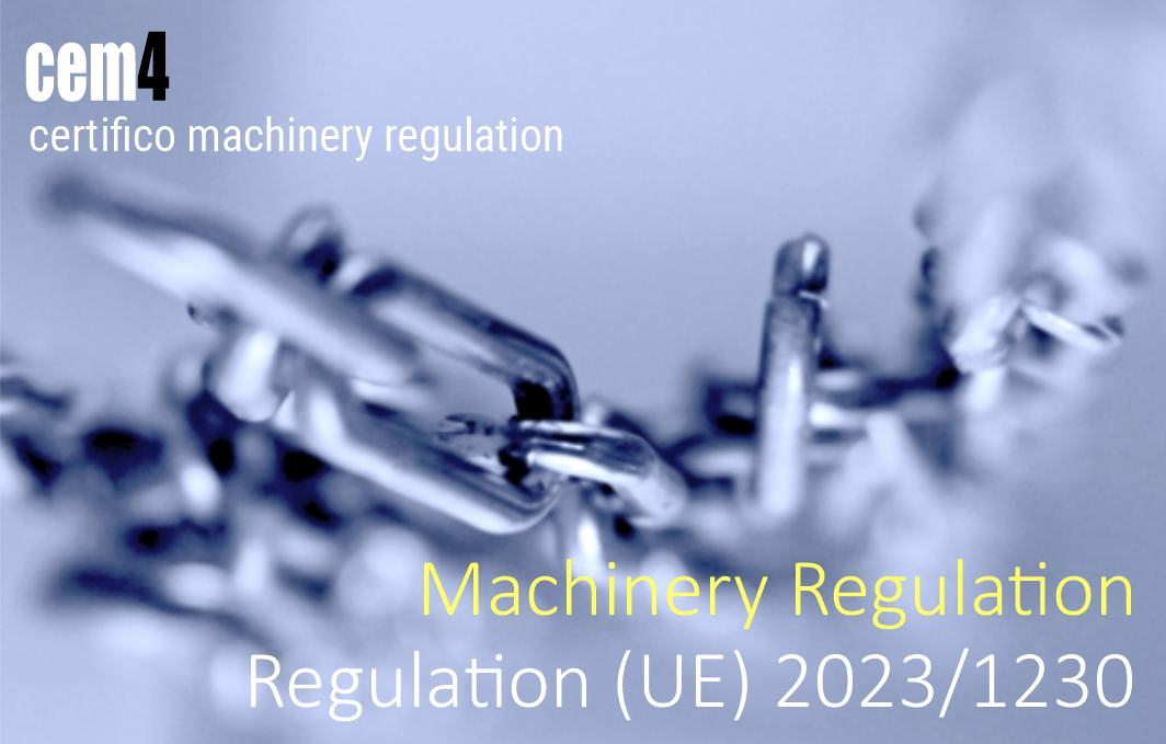 CEM4 July 2023 Update 4 (Regolamento (UE) 2023/1230 "Macchine")
