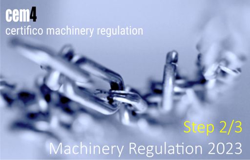 Certifico machinery regulation step 1 3