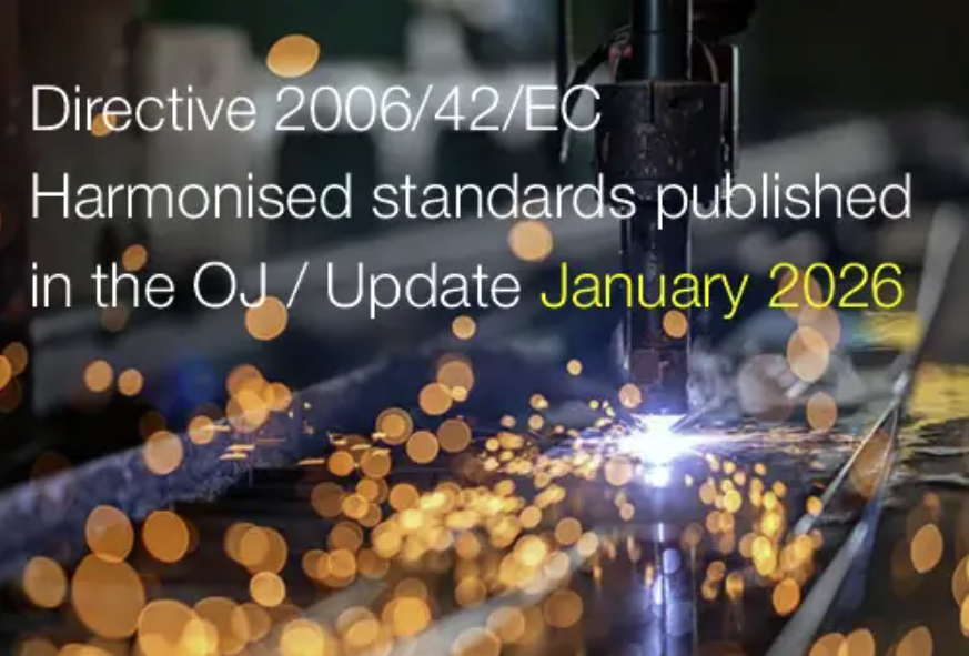 Directive 2006 42 EC   Harmonised standards published in the OJ   Update January 2026