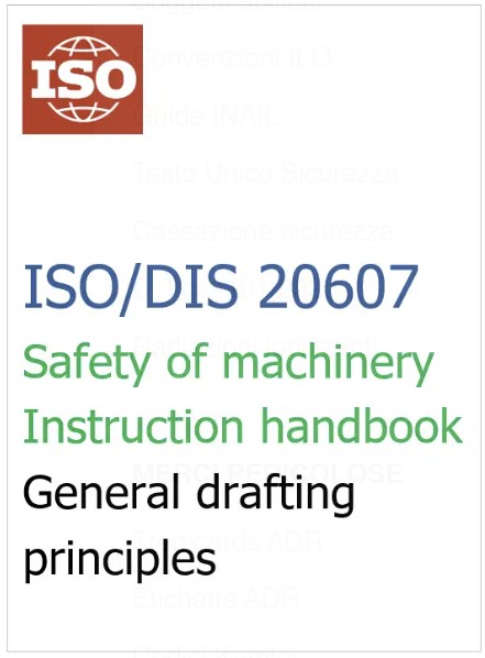 ISO/DIS 20607 / Machinery Instruction handbook - State February 2026